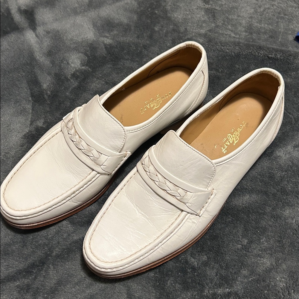 Towncraft White Loafers for Men